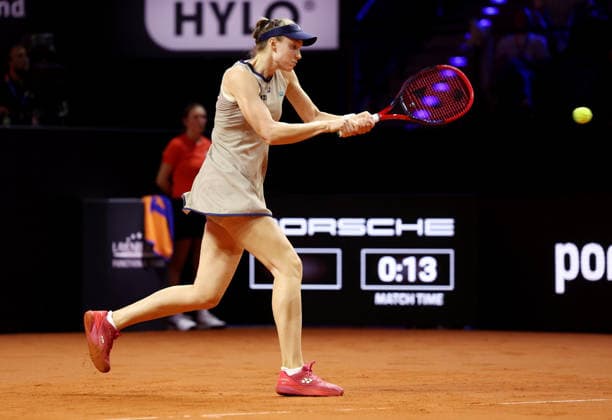 18.04.2026, Deutschland, Stuttgart, Tennis Porsche Tennis Grand Prix, Elena Rybakina (KAZ)
