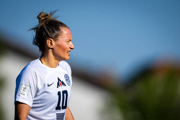 260418 Dominika Conc of Slovenia during the FIFA Women s World Cup Qualifier football match between Slovenia and Norway on April 18, 2026 in Ptuj. Photo: Marius Simensen BILDBYRAN COP 238 MM0066 bbeng dam FIFA World Cup, WM, Weltmeisterschaft, Fussball qualifiers football fotball fotboll landskamp norge norway slovenia slovenien soccer vm kvalik vm-kvalifisering kvinner Copyright: MARIUSxSIMENSEN BB260418BB806