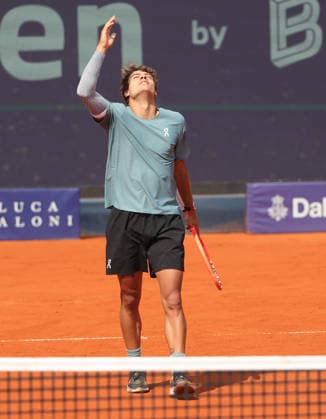 18.04.2026, BMW Open 2026 MTTC Iphitos Muenchen, Tennis , im Bild: Weinende Flavio Cobolli (ITA) siegt vs Alexander Zverev (GER)
