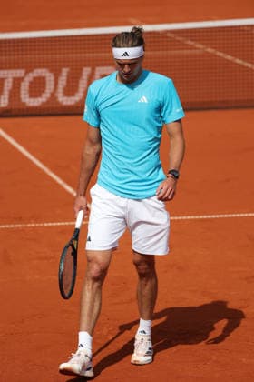 18.04.2026, BMW Open 2026 MTTC Iphitos Muenchen, Tennis , im Bild: Alexander Zverev (GER) verliert vs FLAVIO COBOLLI (ITA)