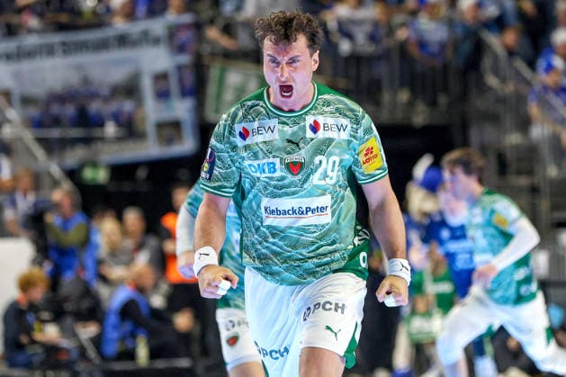18.04.2026, xsscx, Handball, DHB-Pokal Lidl Final4, TBV Lemgo-Lippe - Füchse Berlin, Saison 2025 2026 Herren, Lanxess Arena: Lukas Herburger (Füchse Berlin 29) Photo: xSandraxScherningxPressefotoKochx Nordrhein-Westfalen Deutschland