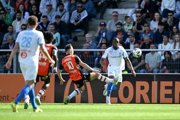FC Lorient v Olympique de Marseille - Ligue 1 McDonald s 2025 2026 20 Hamed Junior TRAORE (om) during the Ligue 1 McDonald s match between FC Lorient and Olympique de Marseille at Stade du Moustoir on April 18, 2026 in Lorient, France. Lorient France  Copyright: xFEPx 776348356
