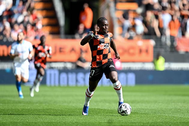 FC Lorient v Olympique de Marseille - Ligue 1 McDonald s 2025 2026 17 Jean Victor MAKENGO (fcl) during the Ligue 1 McDonald s match between FC Lorient and Olympique de Marseille at Stade du Moustoir on April 18, 2026 in Lorient, France. Lorient France  Copyright: xFEPx 776348356