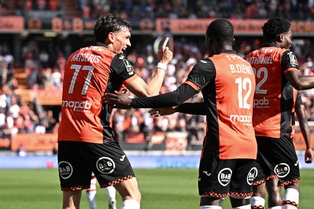 FC Lorient v Olympique de Marseille - Ligue 1 McDonald s 2025 2026 77 Panos KATSERIS (fcl) during the Ligue 1 McDonald s match between FC Lorient and Olympique de Marseille at Stade du Moustoir on April 18, 2026 in Lorient, France. Lorient France  Copyright: xFEPx 776348356