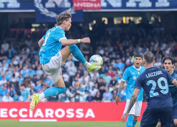 Serie A football match - Napoli vs. Lazio 2025 26 Scott McTominay of SSC Napoli During the football match on April 18, 2026, valid for the Italian Serie A - 2025 26 championship in Naples at the Stadio Diego Armando Maradona between SSC Napoli and AC Lazio. Pictured: NAPOLI stadio Diego Armando Maradona CAMPANIA ITALIA Copyright: xFABIOxSASSOxFabioxSassox Napoli Lazio2026_04_18Fabio Sasso7623