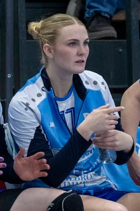 Handball Bundesliga Frauen,HBF, Saison 2025 2026 SV Union Halle-Neustadt vs Union Neckarsulm, Spieltag 1 Halle, Deutschland 18.April 2026: Im Bild:Lynn Holtman (Neckarsulm) Halle Saale SWH Arena Sachsen-Anhalt Deutschland