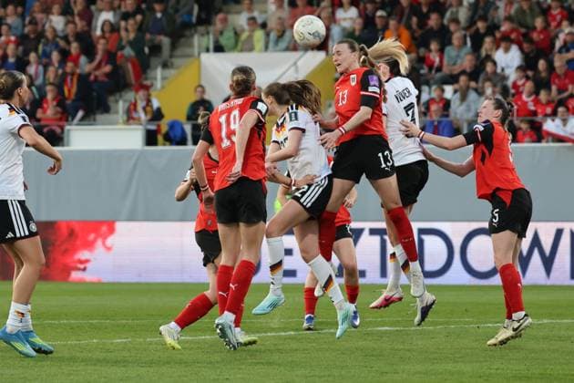 18.04.2026, Ried im Innkreis, AUT, Unterwegs in Oberösterreich, Fußball, FIFA WM-QualiÂ­fiÂ­kation Frauen, ÖsterÂ­reich vs DeutschÂ­land, im Bild Virginia Kirchberger, AUT,