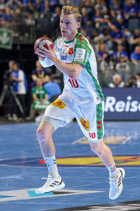 18.04.2026, xsscx, Handball, DHB-Pokal Lidl Final4, Halbfinale, Bergischer HC - SC Magdeburg, Saison 2025 2026 Herren, Lanxess Arena, Köln: Gisli Kristjansson (SC Magdeburg 10) Photo: xSandraxScherningxPressefotoKochx Nordrhein-Westfalen Deutschland