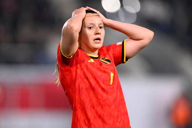 Belgium v Scotland - FIFA Women s World Cup 2027 League Phase LEUVEN, BELGIUM - APRIL 18 : Eurlings Hannah of Belgium during the FIFA Women s World Cup 2027 League Phase between Belgium and Scotland on April 18, 2026 in Leuven, Belgium, 18 04 2026 Leuven Belgium  Copyright: xTomasxSiskx
