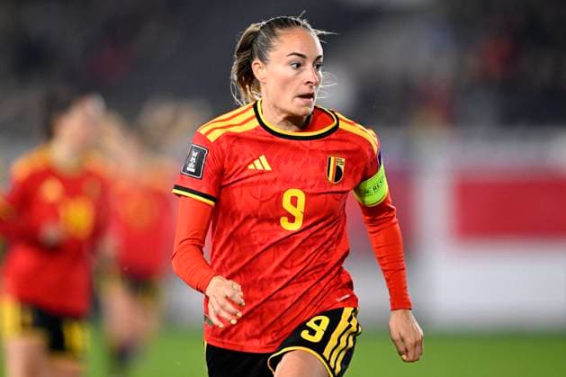 Belgium v Scotland - FIFA Women s World Cup 2027 League Phase LEUVEN, BELGIUM - APRIL 18 : Wullaert Tessa of Belgium during the FIFA Women s World Cup 2027 League Phase between Belgium and Scotland on April 18, 2026 in Leuven, Belgium, 18 04 2026 Leuven Belgium  Copyright: xTomasxSiskx