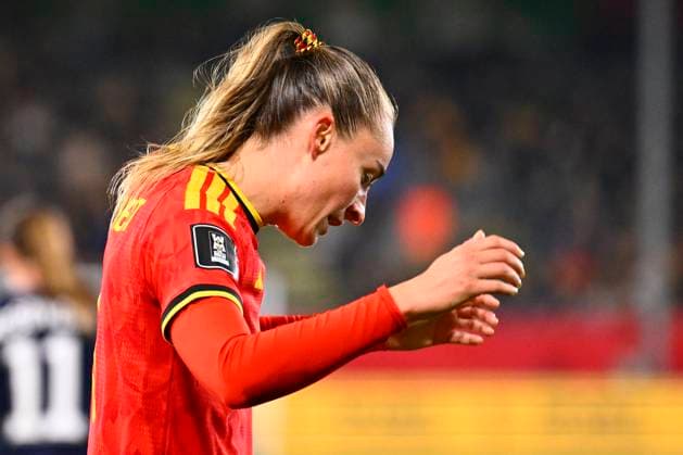 Belgium v Scotland - FIFA Women s World Cup 2027 League Phase LEUVEN, BELGIUM - APRIL 18 : Wullaert Tessa of Belgium during the FIFA Women s World Cup 2027 League Phase between Belgium and Scotland on April 18, 2026 in Leuven, Belgium, 18 04 2026 Leuven Belgium  Copyright: xTomasxSiskx