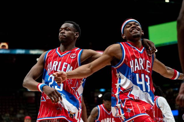 Harlem Globetrotters show in MilanoHarlem Globetrotters show in Milano during Harlem Globetrotters 100Years Italian Tour 2026, Events in Milano, Italy, April 18 2026  Copyright: xSaraxAngelica IPAxSportx xipa-agency.netx xx IPA_74059514 IPA_Agency_IPA74059514