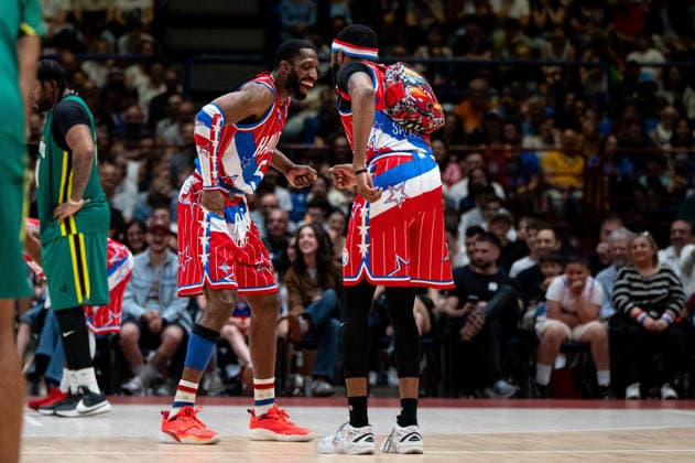 Harlem Globetrotters show in Milano during Harlem Globetrotters 100Years Italian Tour 2026, Events in Milano, Italy, April 18 2026  Copyright: xSaraxAngelica IPAxSportx xipa-agency.netx xx IPA_74059565 IPA_Agency_IPA74059565