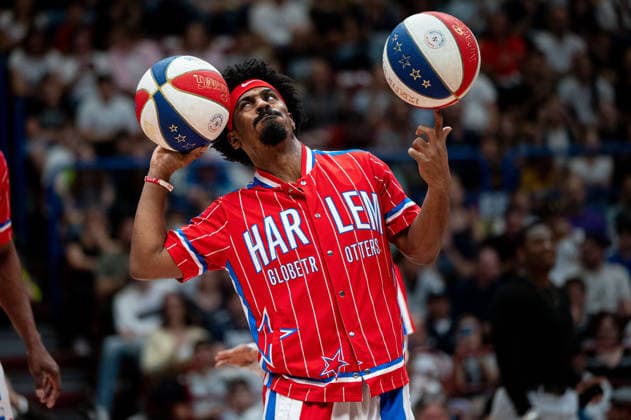 Harlem Globetrotters show in Milano during Harlem Globetrotters 100Years Italian Tour 2026, Events in Milano, Italy, April 18 2026  Copyright: xSaraxAngelica IPAxSportx xipa-agency.netx xx IPA_74059574 IPA_Agency_IPA74059574