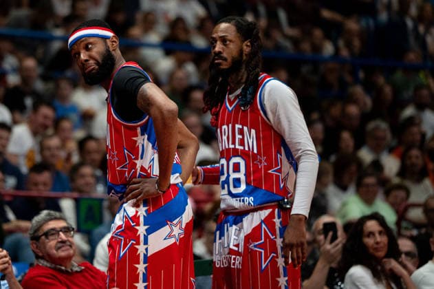 Harlem Globetrotters show in Milano during Harlem Globetrotters 100Years Italian Tour 2026, Events in Milano, Italy, April 18 2026  Copyright: xSaraxAngelica IPAxSportx xipa-agency.netx xx IPA_74059494 IPA_Agency_IPA74059494