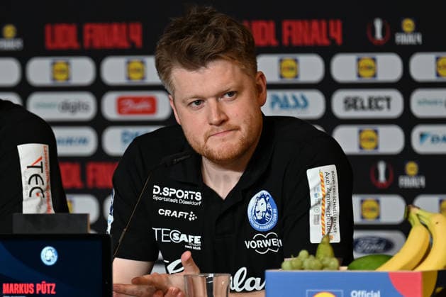 GER, Lanxess Arena Koeln, HBL, LIDL FINAL4, Men, 2. Halbfinale: bergischer HC vs. SC Magdeburg 19.04.2026, Lanxess Arena , Koeln , GER, Lanxess Arena Koeln, HBL, LIDL FINAL4, Men, 2. Halbfinale: bergischer HC vs. SC Magdeburg, im Bild: Markus Pütz Puetz Co-Trainer (BHC),