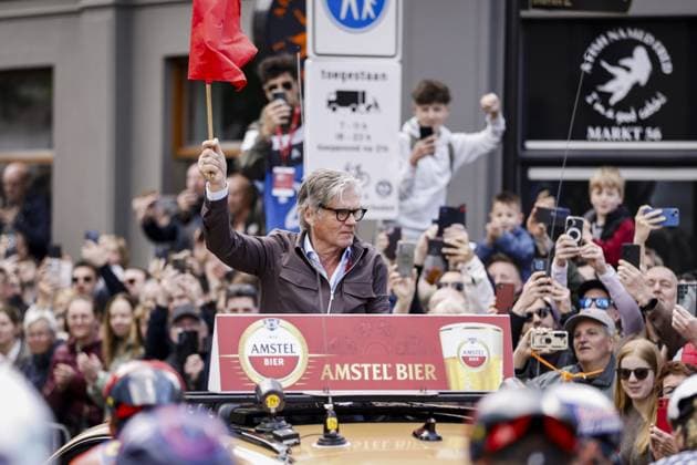 MAASTRICHT - Outgoing race director Leo van Vliet at the start of the 2026 Amstel Gold Race in Maastricht. MARCEL VAN HOORN ANP xVIxANPxSportx xxANPxIVx 556187657 originalFilename: 556187657.jpg