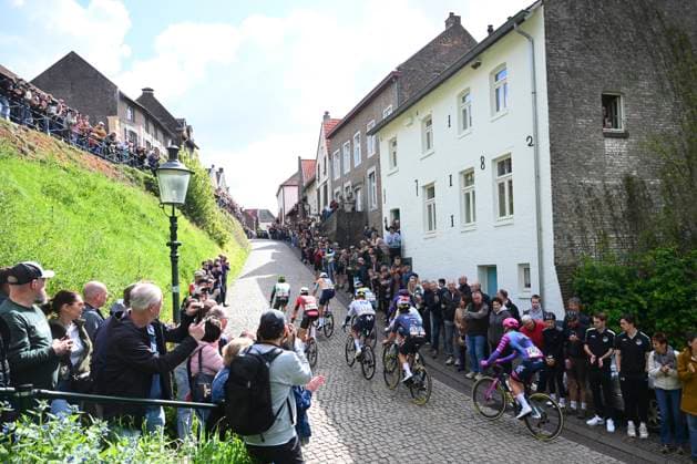Amstel Gold Race 2026 Cycling Race VALKENBURG, THE NETHERLANDS - APRIL 19 : Artz Huub (NED) of Lotto Intermarche, Maciejuk Filip (POL) of Movistar Team, Frigo Marco (ITA) of NSN Cycling Team, Barguil Warren (FRA) of Team Picnic PostNL, Azparren Xabier Mikel (ESP) of Pinarello Q36.5 Pro Cycling Team, Lopez Joseba (ESP) of Caja Rural - Seguros RGA, Deweirdt Siebe (BEL) of Team Flanders - Baloise, Retailleau Valentin (FRA) of TotalEnergies, Stockman Abram (BEL) of Unibet Rose Rockets during the 60th edition of Amstel Gold Race an UCI World Tour 1.UWT one day cycling road race for Men Elite of 220 km with start in Maastricht and finish in Valkenburg on April 19, 2026 in Valkenburg, The Netherlands, 19 04 2026 ( Motordriver Kenny Verfaillie - Valkenburg The Netherlands  Copyright: xVincentxKalutx