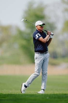 GOLF - AUT Int. Foursome Championship ATZENBRUGG,AUSTRIA,19.APR.26 - GOLF - Austrian International Foursome Championship, Diamond Country Club. Image shows Wolfgang Dworschak (AUT).  GEPAxpictures xAlexanderxSolc