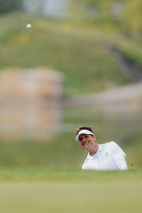 GOLF - AUT Int. Foursome Championship ATZENBRUGG,AUSTRIA,19.APR.26 - GOLF - Austrian International Foursome Championship, Diamond Country Club. Image shows Leopold Riess (AUT).  GEPAxpictures xAlexanderxSolc