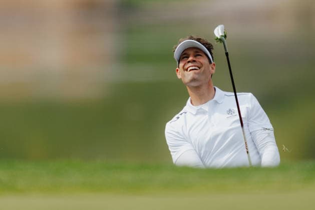 GOLF - AUT Int. Foursome Championship ATZENBRUGG,AUSTRIA,19.APR.26 - GOLF - Austrian International Foursome Championship, Diamond Country Club. Image shows Leopold Riess (AUT).  GEPAxpictures xAlexanderxSolc
