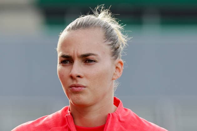 18.04.2026, xgrfx, Fussball WM Qualifikation Frauen, Österreich - Deutschland v.l. Laura Freigang (Deutsche Frauennationalmannschaft) (DFL DFB REGULATIONS PROHIBIT ANY USE OF PHOTOGRAPHS as IMAGE SEQUENCES and or QUASI-VIDEO) Ried *** 18 04 2026, xgrfx, Soccer World Cup Qualification Women, Austria Germany v l Laura Freigang German Womens National Team DFL DFB REGULATIONS PROHIBIT ANY USE OF PHOTOGRAPHS as IMAGE SEQUENCES and or QUASI VIDEO Ried
