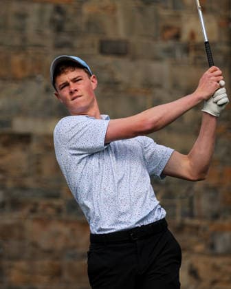 REPRO FREE *PRESS RELEASE NO REPRODUCTION FEE* EDITORIAL USE ONLY Flogas Irish Boys Amateur Open Championship, Malone Golf Club, Belfast 19 4 2026 Danny Lyne Danny Lyne 19 4 2026  Copyright: x INPHO RyanxByrnex RB2_8937