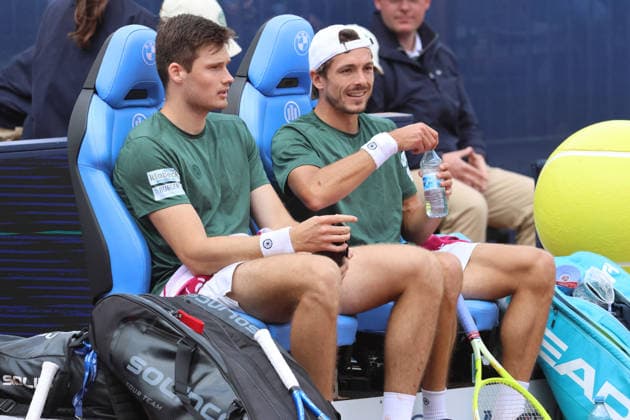 Jakob Schnaitter (GER) und Mark Wallner (GER) Tennis Finale Doppel Doubles Final BMW Open by Bitpanda 2026 ATP, Tennis Herren 500 München 19.04.2026 FOTO: Mladen Lackovic LakoPress