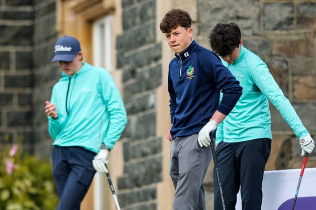 REPRO FREE *PRESS RELEASE NO REPRODUCTION FEE* EDITORIAL USE ONLY Flogas Irish Boys Amateur Open Championship, Malone Golf Club, Belfast 19 4 2026 Jamie Sharpe Jamie Sharpe 19 4 2026  Copyright: x INPHO RyanxByrnex RB1_0610