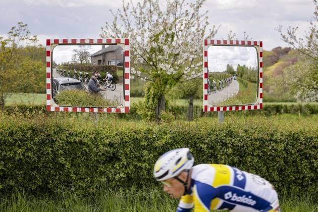 VALKENBURG - The men s peloton in action on the first ascent of the Cauberg during the 2026 Amstel Gold Race in Valkenburg. VINCENT JANNINK ANP xVIxANPxSportx xxANPxIVx 556195896 originalFilename: 556195896.jpg