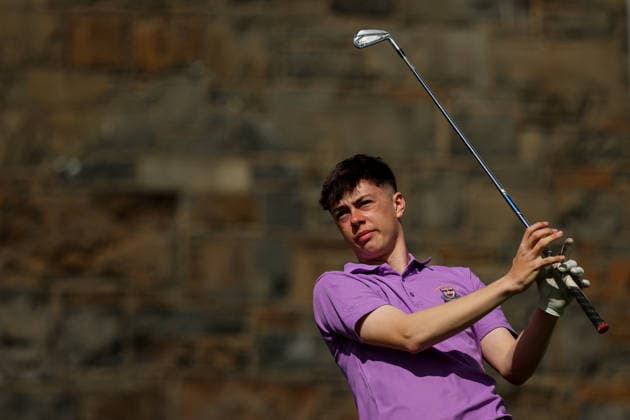 REPRO FREE *PRESS RELEASE NO REPRODUCTION FEE* EDITORIAL USE ONLY Flogas Irish Boys Amateur Open Championship, Malone Golf Club, Belfast 19 4 2026 Luke Furlong Luke Furlong 19 4 2026  Copyright: x INPHO RyanxByrnex RB1_1132