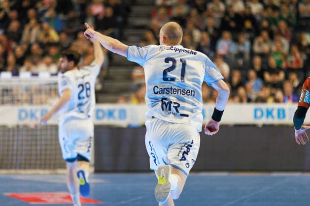 Leve CARSTENSEN (TBV Lemgo Lippe, 21) Jubel, Freude, Leidenschaft, Erfolg, Emotion, Begeisterung, positive Emotionen GER, TBV Lemgo Lippe vs. SC Magdeburg, Handball, DHB-Pokal, LIDL Final4, Spiel um Platz 3, Spielzeit 2025 2026, 19.04.2026, GER, TBV Lemgo Lippe vs. SC Magdeburg, Handball, DHB-Pokal, LIDL Final4, Spiel um Platz 3, Spielzeit 2025 2026, 19.04.2026, Koeln Copyright: xEibnerxPressefoto OliverxSchmidtx EP_OST