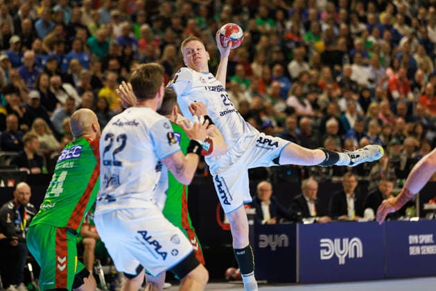 Niels VERSTEIJNEN (TBV Lemgo Lippe, 25) erzielt ein Tor, Aktion, Torwurf GER, TBV Lemgo Lippe vs. SC Magdeburg, Handball, DHB-Pokal, LIDL Final4, Spiel um Platz 3, Spielzeit 2025 2026, 19.04.2026, GER, TBV Lemgo Lippe vs. SC Magdeburg, Handball, DHB-Pokal, LIDL Final4, Spiel um Platz 3, Spielzeit 2025 2026, 19.04.2026, Koeln Copyright: xEibnerxPressefoto OliverxSchmidtx EP_OST