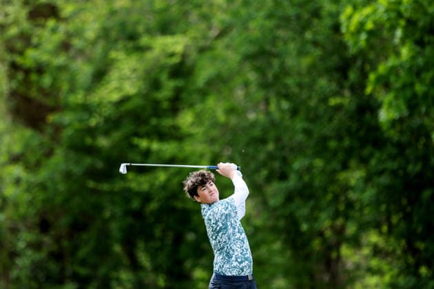 REPRO FREE *PRESS RELEASE NO REPRODUCTION FEE* EDITORIAL USE ONLY Flogas Irish Boys Amateur Open Championship, Malone Golf Club, Belfast 19 4 2026 Harris Flerming Harris Flerming 19 4 2026  Copyright: x INPHO RyanxByrnex RB1_1230