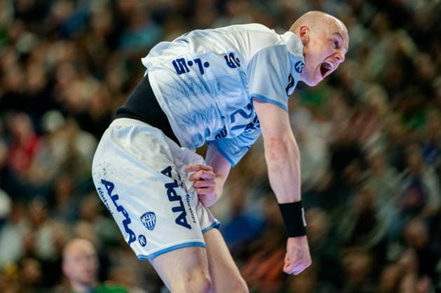 Köln, 19.04.2026, Handball, Herren, Lidl Final4, DHB Pokal, Spiel um Platz 3, TBV Lemgo Lippe - SC Magdeburg Leve Carstensen (TBV Lemgo, 21) während des Spiels Köln Lanxess Arena NRW Germany