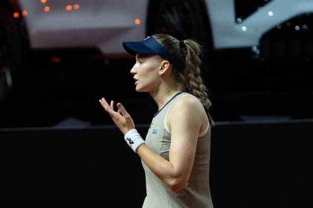 Elena Rybakina (KAZ) im Bild enttäuscht, GER, Elena Rybakina vs. Karolina Muchova, Tennis, ATP, Tennis Herren Turnier, WTA, Tennis Damen 500, Porsche Tennis Grand-Prix, Finale, 19.04.2026, GER, Elena Rybakina vs. Karolina Muchova, Tennis, ATP-Turnier, WTA 500, Porsche Tennis Grand-Prix, Finale, 19.04.2026, Stuttgart Copyright: xEibner-Pressefoto EdwardxCheungx EP_ECG