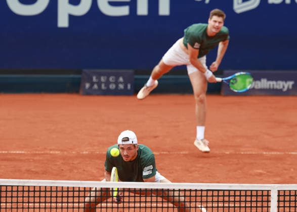 Jakob Schnaitter (umgedrehte Kappe), Mark Wallner, Herren Doppel, Men s Doubles, Endspiel, Final Tennis - BMW Open 2026 - ATP, Tennis Herren 500 - MTTC Iphitos - Muenchen - Bayern - Deutschland - 19 April 2026. Copyright: xJuergenxHasenkopfx