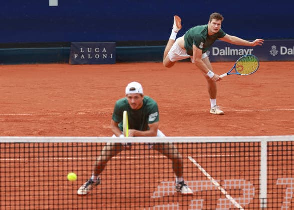 Jakob Schnaitter (umgedrehte Kappe), Mark Wallner, Herren Doppel, Men s Doubles, Endspiel, Final Tennis - BMW Open 2026 - ATP, Tennis Herren 500 - MTTC Iphitos - Muenchen - Bayern - Deutschland - 19 April 2026. Copyright: xJuergenxHasenkopfx
