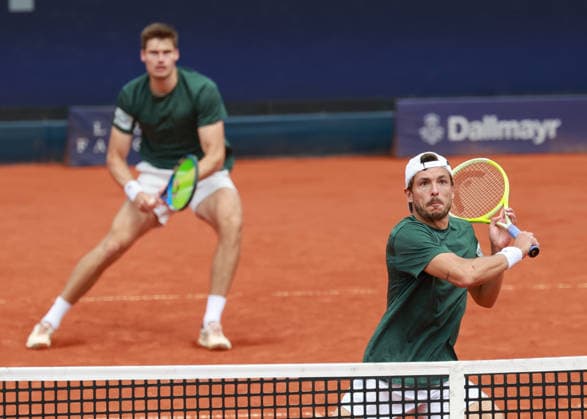 Jakob Schnaitter (umgedrehte Kappe), Mark Wallner, Herren Doppel, Men s Doubles, Endspiel, Final Tennis - BMW Open 2026 - ATP, Tennis Herren 500 - MTTC Iphitos - Muenchen - Bayern - Deutschland - 19 April 2026. Copyright: xJuergenxHasenkopfx