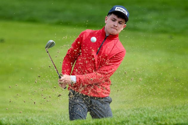 REPRO FREE *PRESS RELEASE NO REPRODUCTION FEE* EDITORIAL USE ONLY Flogas Irish Boys Amateur Open Championship, Malone Golf Club, Belfast 19 4 2026 John William Burke John William Burke 19 4 2026  Copyright: x INPHO RyanxByrnex RB1_1647