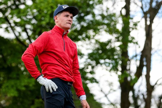 REPRO FREE *PRESS RELEASE NO REPRODUCTION FEE* EDITORIAL USE ONLY Flogas Irish Boys Amateur Open Championship, Malone Golf Club, Belfast 19 4 2026 John William Burke John William Burke 19 4 2026  Copyright: x INPHO RyanxByrnex RB2_9763
