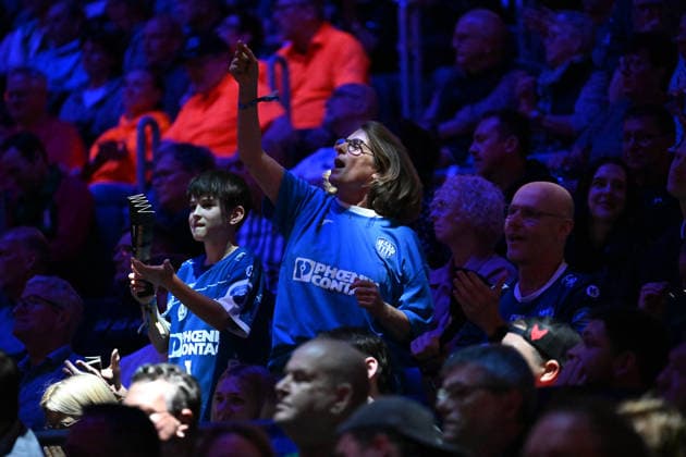 GER, Lanxess Arena Koeln, HBL, LIDL FINAL4, Men, Spiel um Platz 3, TBV Lemgo Lippe vs. SC Magdeburg 19.04.2026, Lanxess Arena , Koeln , GER, Lanxess Arena Koeln, HBL, LIDL FINAL4, Men, Spiel um Platz 3, TBV Lemgo Lippe vs. SC Magdeburg , im Bild: Fans Lemgo