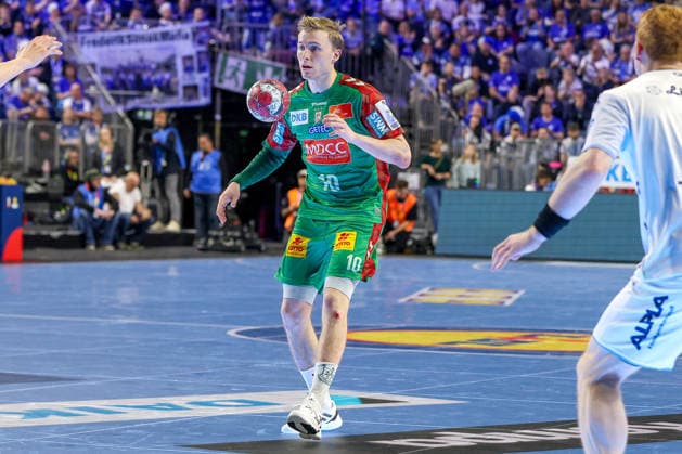 19.04.2026, xsscx, Handball, DHB-Pokal Lidl Final4, Spiel um Platz 3, TBV Lemgo-Lippe - SC Magdeburg, Saison 2025 2026 Herren, Lanxess Arena, Köln: Gisli Kristjansson (SC Magdeburg 10) Photo: xSandraxScherningxPressefotoKochx Nordrhein-Westfalen Deutschland