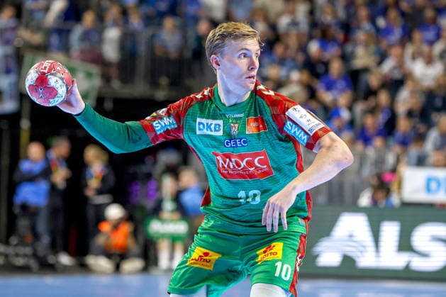 19.04.2026, xsscx, Handball, DHB-Pokal Lidl Final4, Spiel um Platz 3, TBV Lemgo-Lippe - SC Magdeburg, Saison 2025 2026 Herren, Lanxess Arena, Köln: Gisli Kristjansson (SC Magdeburg 10) Photo: xSandraxScherningxPressefotoKochx Nordrhein-Westfalen Deutschland