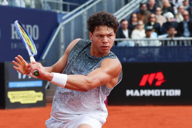 Monachium 19.04.2026. Tenis BMW OPEN MUNICH Tennis BMW OPEN MUNICH Nz Ben Shelton Fot. Kacper Staniec NEWSPIX.PL --- newspix.pl POLAND OUT! 