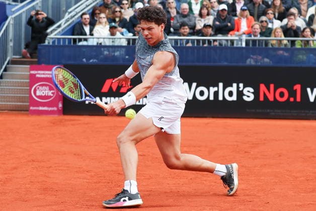 Monachium 19.04.2026. Tenis BMW OPEN MUNICH Tennis BMW OPEN MUNICH Nz Ben Shelton Fot. Kacper Staniec NEWSPIX.PL --- newspix.pl POLAND OUT! 