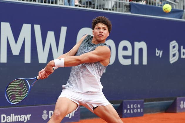 Monachium 19.04.2026. Tenis BMW OPEN MUNICH Tennis BMW OPEN MUNICH Nz Ben Shelton Fot. Kacper Staniec NEWSPIX.PL --- newspix.pl POLAND OUT! 