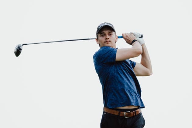 GOLF - AUT Int. Foursome Championship ATZENBRUGG,AUSTRIA,19.APR.26 - GOLF - Austrian International Foursome Championship, Diamond Country Club. Image shows Simon Besek (AUT).  GEPAxpictures xAlexanderxSolc