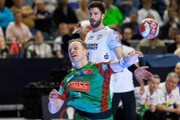 Omar Ingi MAGNUSSON (SC Magdeburg, 14) erzielt ein Tor, Aktion, Torwurf GER, TBV Lemgo Lippe vs. SC Magdeburg, Handball, DHB-Pokal, LIDL Final4, Spiel um Platz 3, Spielzeit 2025 2026, 19.04.2026, GER, TBV Lemgo Lippe vs. SC Magdeburg, Handball, DHB-Pokal, LIDL Final4, Spiel um Platz 3, Spielzeit 2025 2026, 19.04.2026, Koeln Copyright: xEibnerxPressefoto OliverxSchmidtx EP_OST