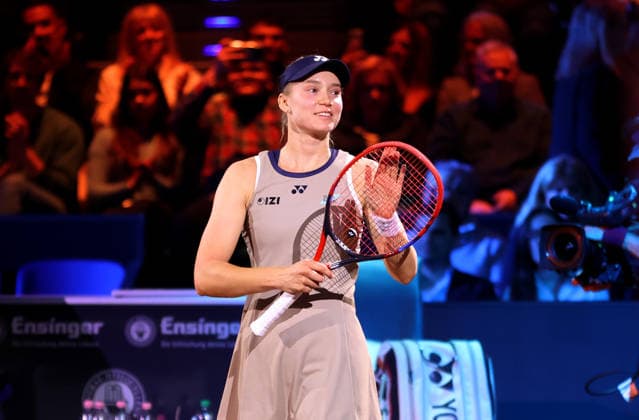 19.04.2026, Deutschland, Stuttgart, Porsche Tennis Grand Prix 2026, Finale, Siegerin Elena Rybakina (KAZ) jubelt, Jubel, freut sich über den Sieg